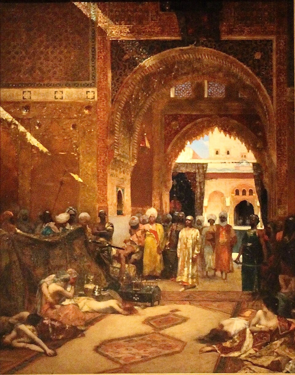 Jean - Joseph Benjamin, Constant, Il giorno dopo una vittoria all'Alhambra, Musée des beaux, arts de Montréa